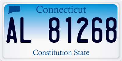 CT license plate AL81268