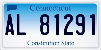 CT license plate AL81291