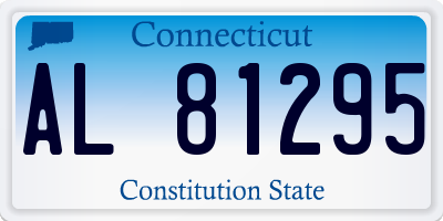 CT license plate AL81295