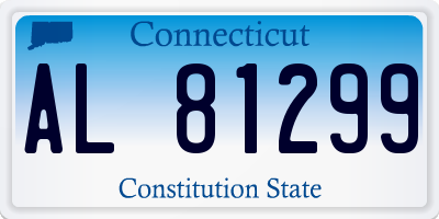 CT license plate AL81299