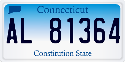 CT license plate AL81364