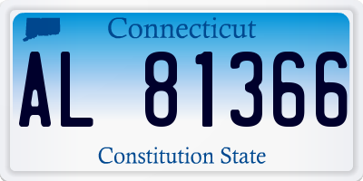 CT license plate AL81366