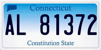 CT license plate AL81372