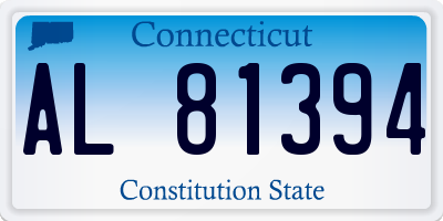 CT license plate AL81394