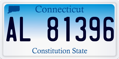 CT license plate AL81396