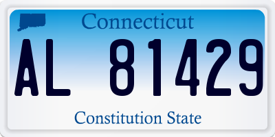 CT license plate AL81429