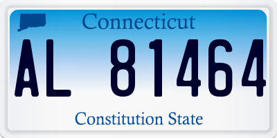 CT license plate AL81464