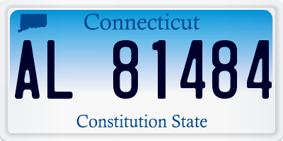 CT license plate AL81484