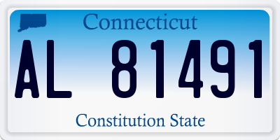 CT license plate AL81491