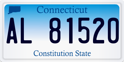 CT license plate AL81520
