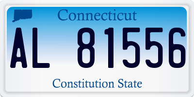CT license plate AL81556