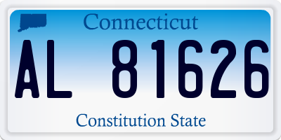 CT license plate AL81626