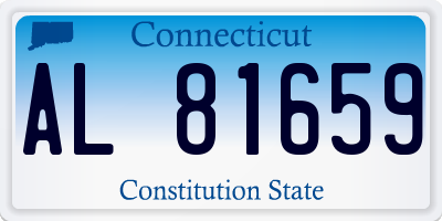 CT license plate AL81659