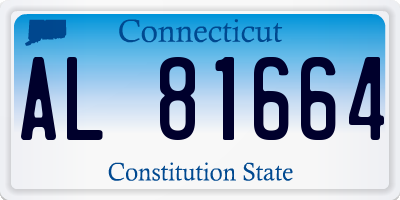CT license plate AL81664