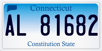 CT license plate AL81682