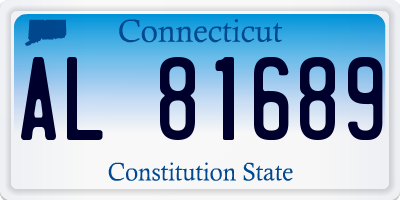 CT license plate AL81689