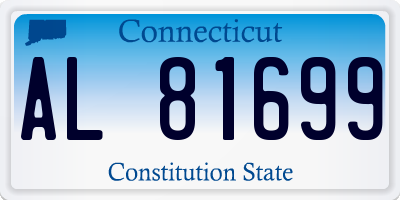 CT license plate AL81699