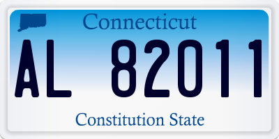 CT license plate AL82011