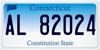CT license plate AL82024