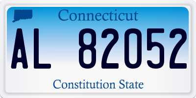 CT license plate AL82052