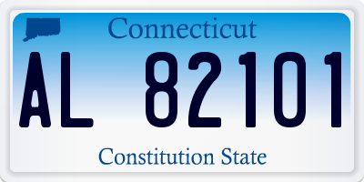 CT license plate AL82101