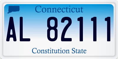 CT license plate AL82111