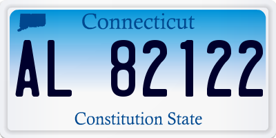 CT license plate AL82122