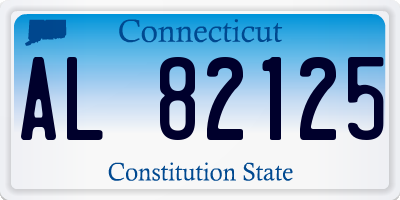 CT license plate AL82125