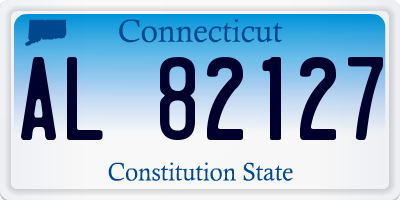 CT license plate AL82127