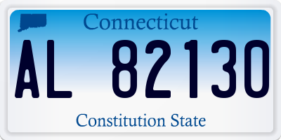 CT license plate AL82130