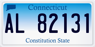 CT license plate AL82131