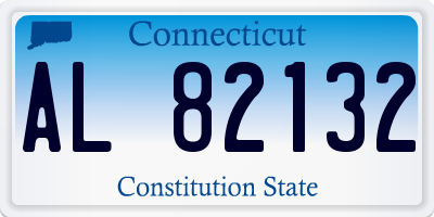 CT license plate AL82132