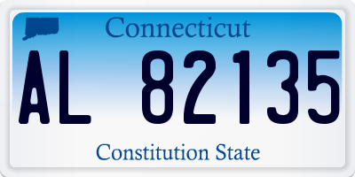 CT license plate AL82135
