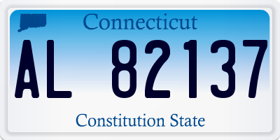 CT license plate AL82137