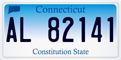 CT license plate AL82141
