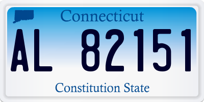 CT license plate AL82151