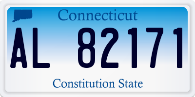 CT license plate AL82171
