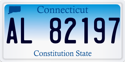 CT license plate AL82197