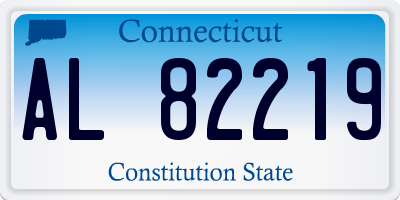 CT license plate AL82219