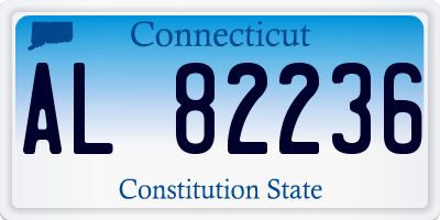 CT license plate AL82236