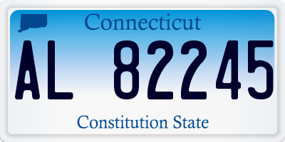 CT license plate AL82245