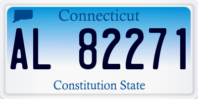 CT license plate AL82271
