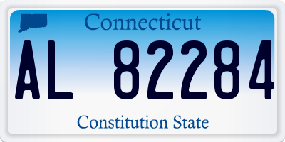 CT license plate AL82284