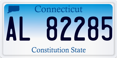 CT license plate AL82285