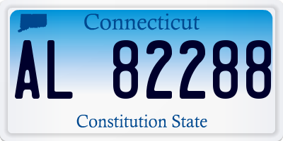 CT license plate AL82288