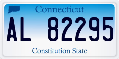 CT license plate AL82295