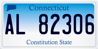 CT license plate AL82306