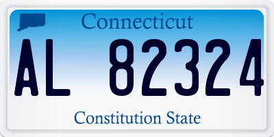 CT license plate AL82324