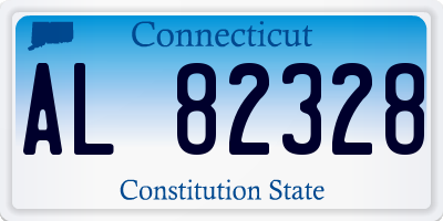 CT license plate AL82328
