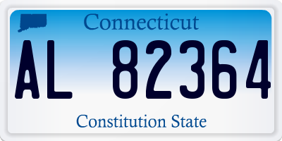 CT license plate AL82364